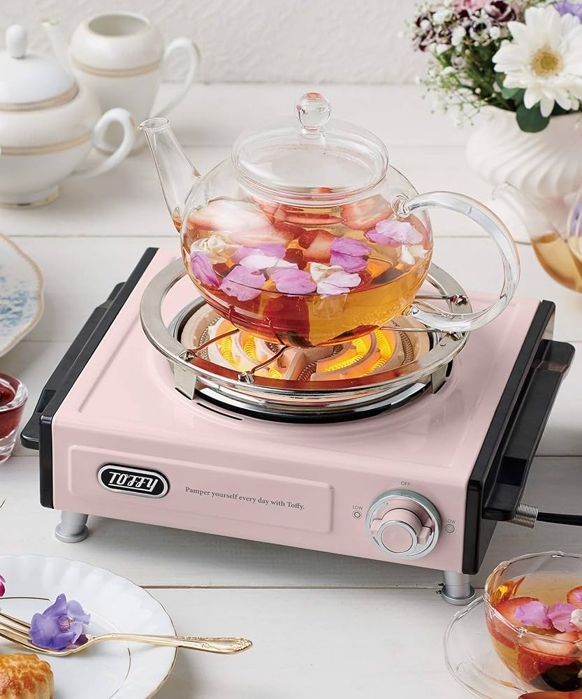 極美品　TOFFY 卓上電気コンロ 800W ペールアクア　箱あり　説明書あり Toffy 卓上電気こんろ K-SV1 | 株式会社ラドンナ- LADONNA -